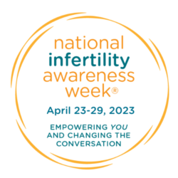 NIAW 2023 graphic for National Infertility Awareness Week 2023 at RSC of the San Francisco Bay Area