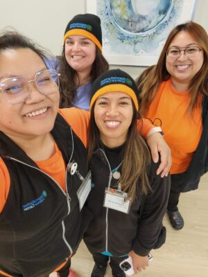 RSC of the SF Bay Area staff wears orange in support of NIAW 2023 