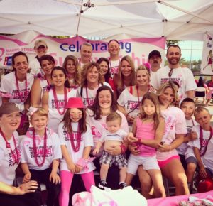 Dr. Hinckley joins Melanie and the rest of "Team Mel" at the Making Strides Against Breast Cancer walk in Walnut Creek. June 20, 2015.